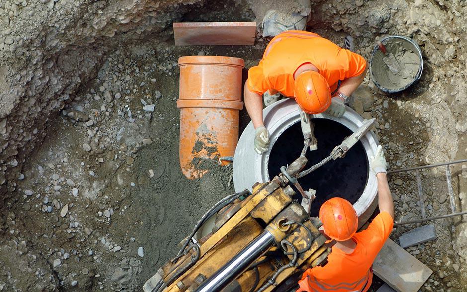 travaux assainissement Verberie